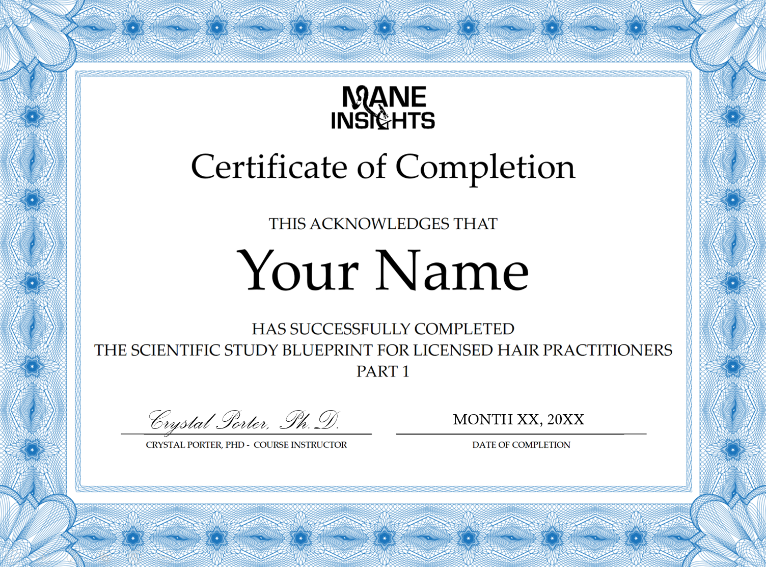 Scientific Study Blueprint Registration Mane Insights